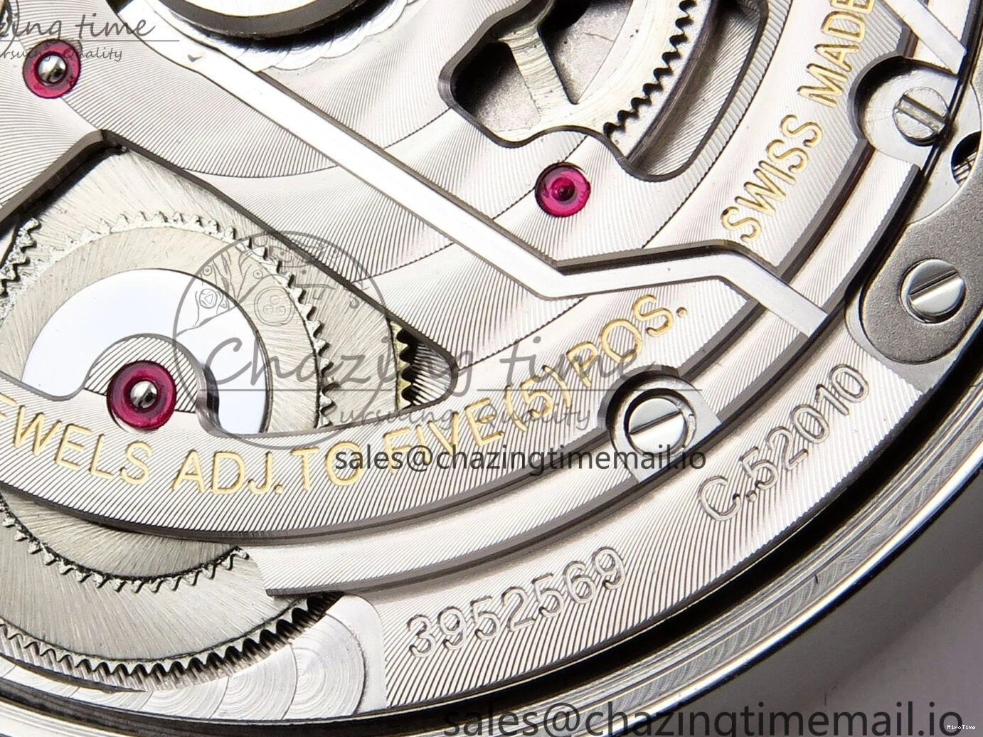 MIROTIME 0302 OnTrend Portugieser Automatic 42mm SS APSF 1:1 Best Edition White RG Dial on Black Leather Strap A 7010